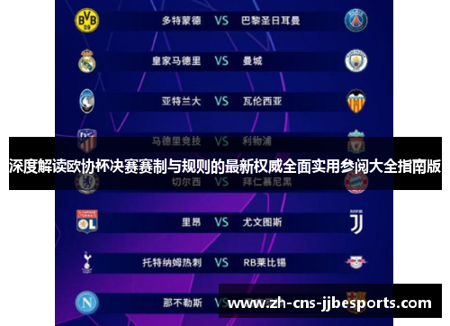 深度解读欧协杯决赛赛制与规则的最新权威全面实用参阅大全指南版 深度解读欧协杯决赛赛制与规则的最新权威全面实用参阅大全指南版